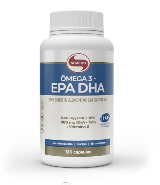 Omega 3 EPA DHA - 120 cap - Vitafor