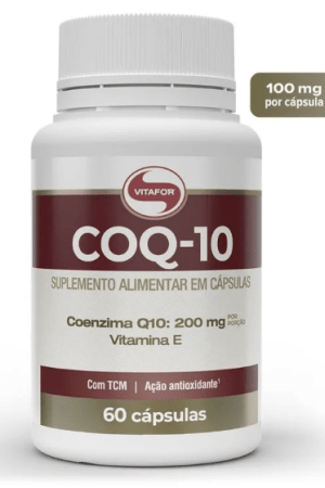 Coenzima Q10 - 60 cap (200mg p/ porção) - Vitafor