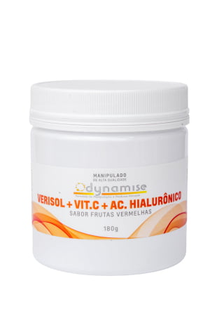 Colágeno Verisol com vitamina c e Ác hialuronico - Sabor  Frutas Silvestres