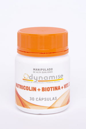 Nutricolin + Biotina + Vit C - 30 cápsulas