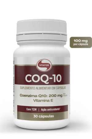 Coenzima Q10 - 30 cap (200mg p/ porção) - Vitafor